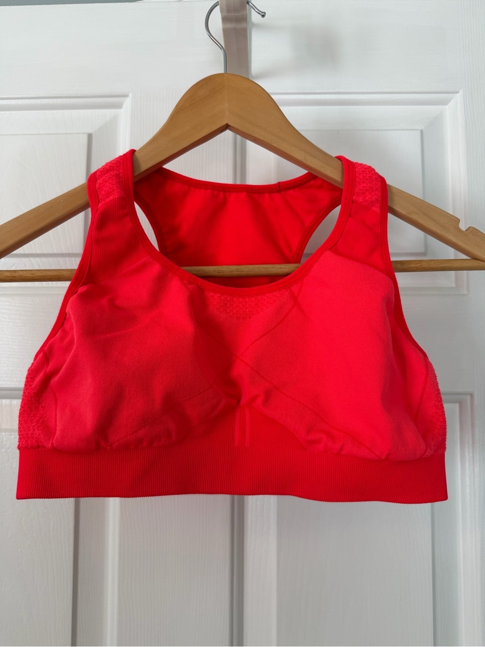 Women's Red Seamless Sports Bra - Brand